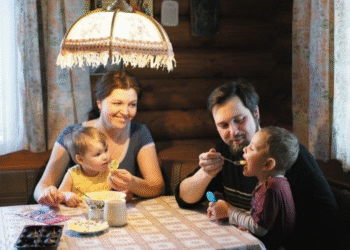 Обычная семья в большом городе